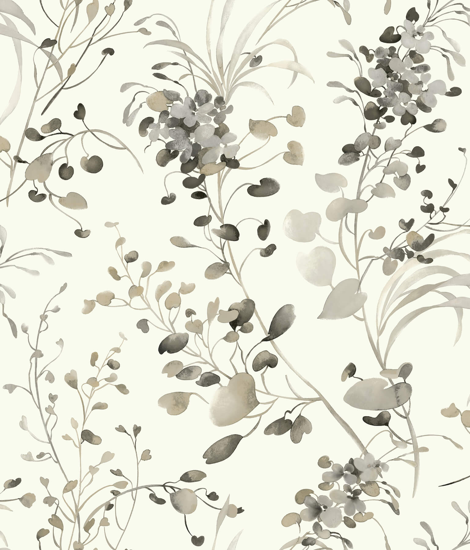 spring-whispers-charcoal-wallpaper-york-wallcoverings-df3342 - York Wallpaper Wallpaper
