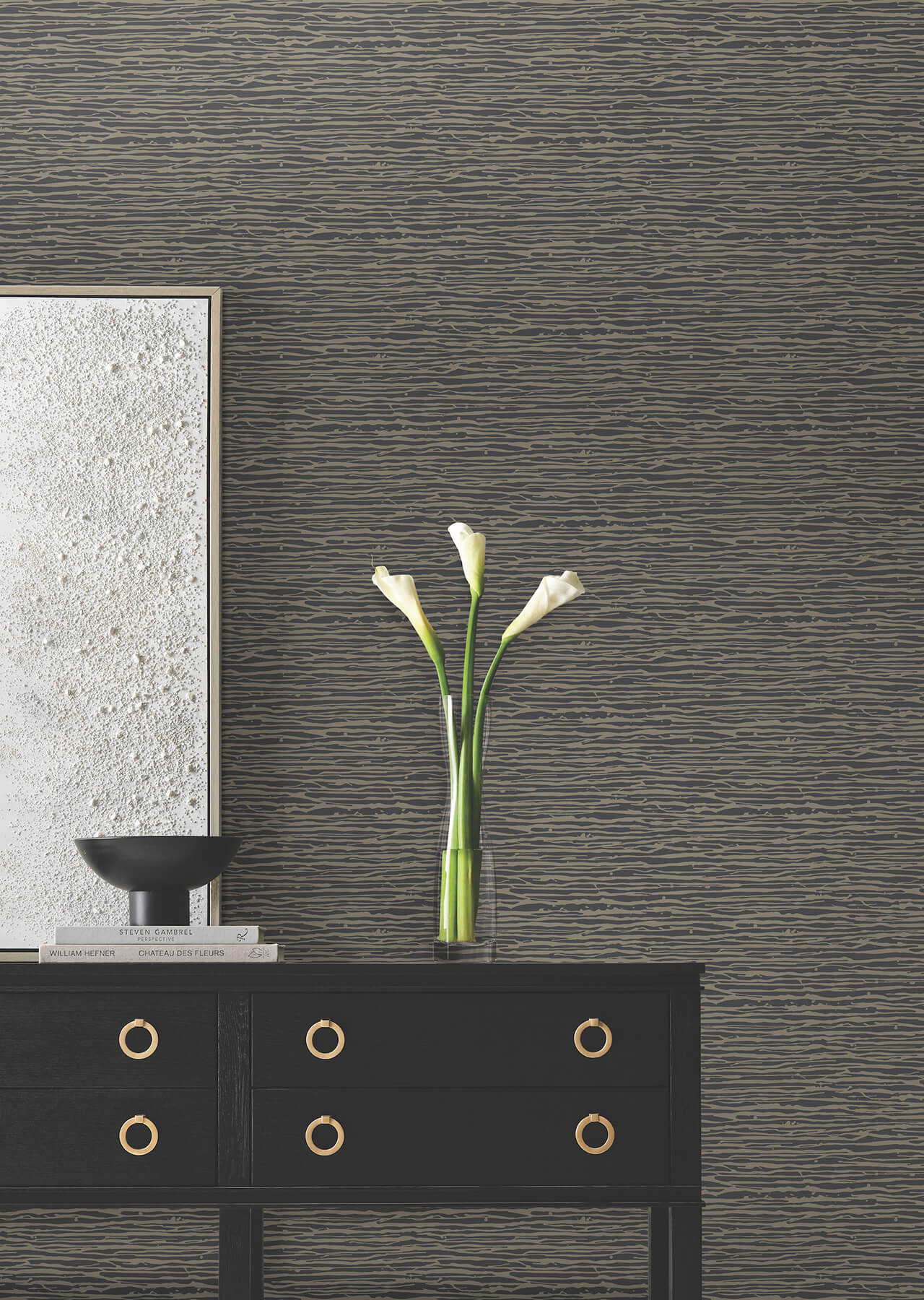 horizons-charcoal-wallpaper-york-wallcoverings-df3384 - York Wallpaper Wallpaper