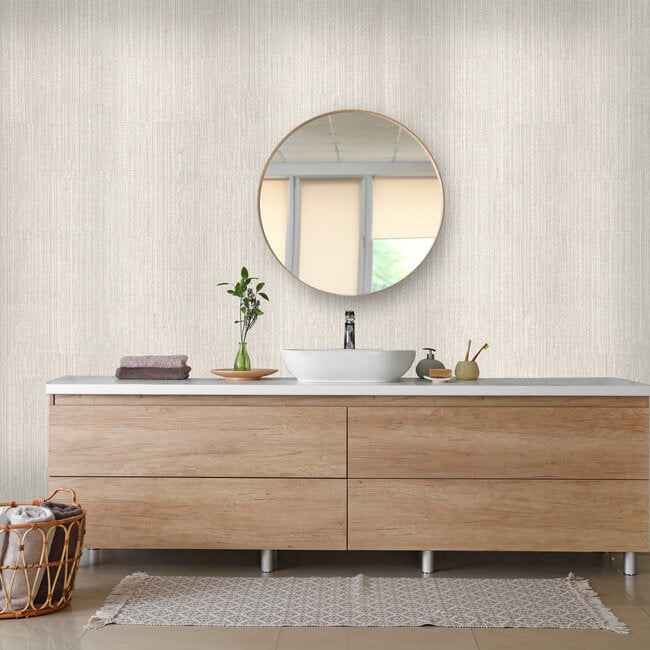 Equinox Textile Wallcovering Iridescentsilver - York Wallcoverings - HW3596R - York Wallcoverings Wallpaper