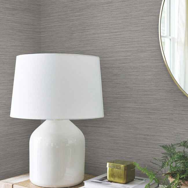 Trieste Smoke York High Performance Textile Wallcovering - York Wallcoverings - 221-07 - York Wallcoverings Wallpaper