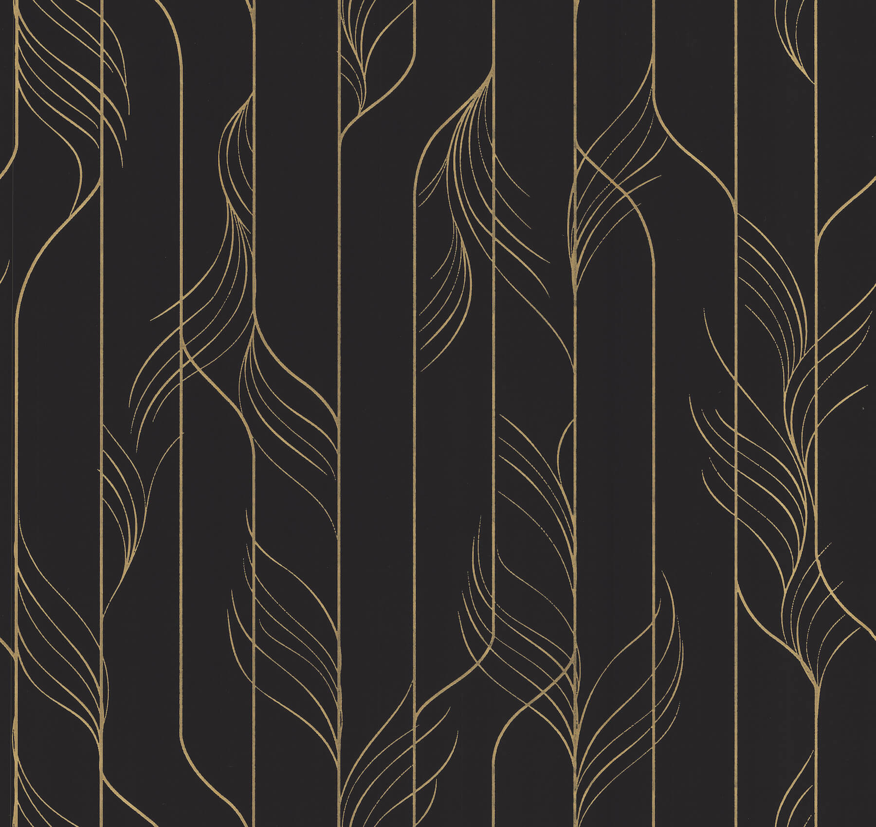 elemental-thread-black-gold-wallpaper-york-wallcoverings-df3305 - York Wallpaper Wallpaper