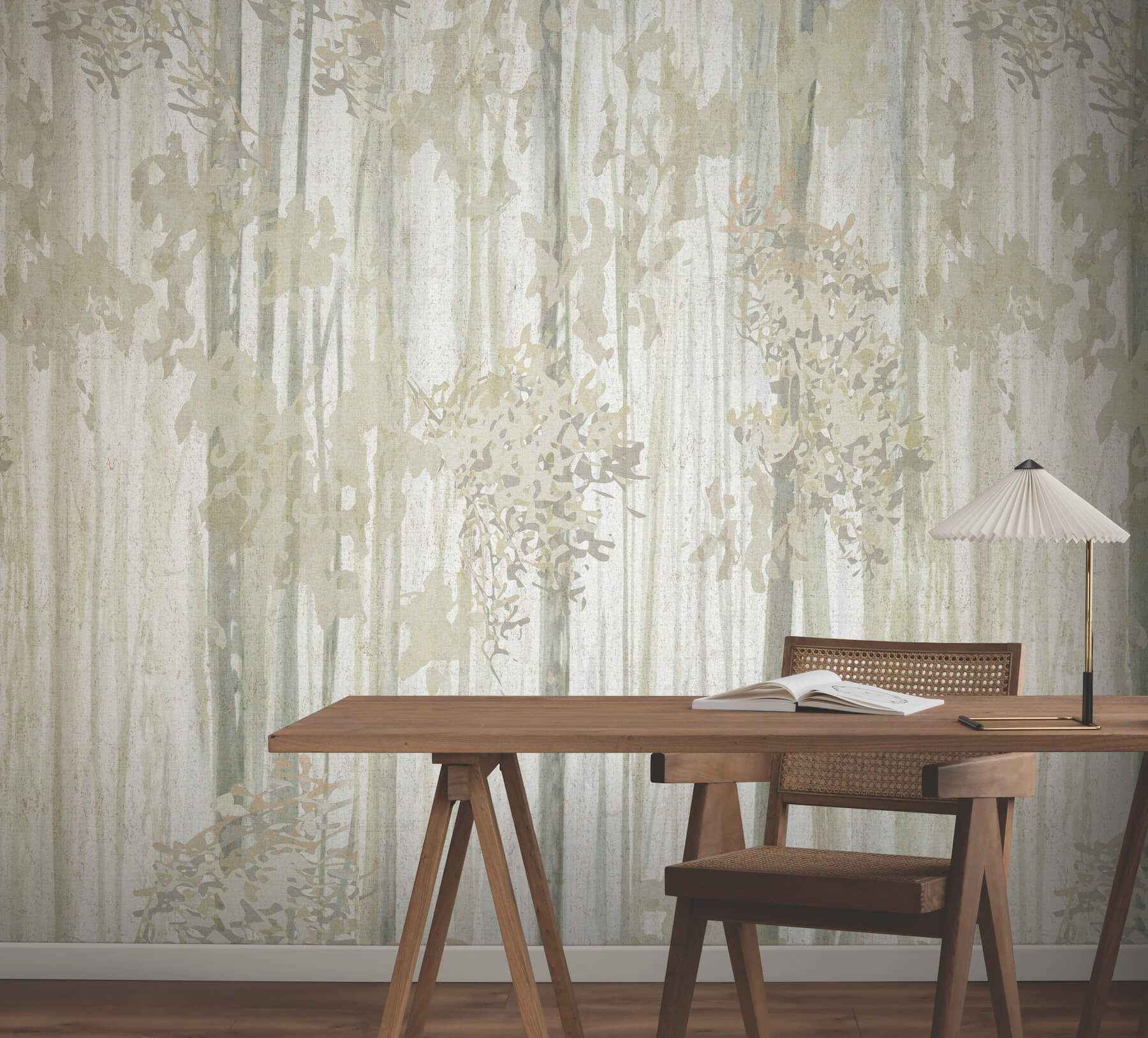 Aspen Grove Beige Mural - York Wallcoverings - GN2605M - York Wallcoverings Wallpaper