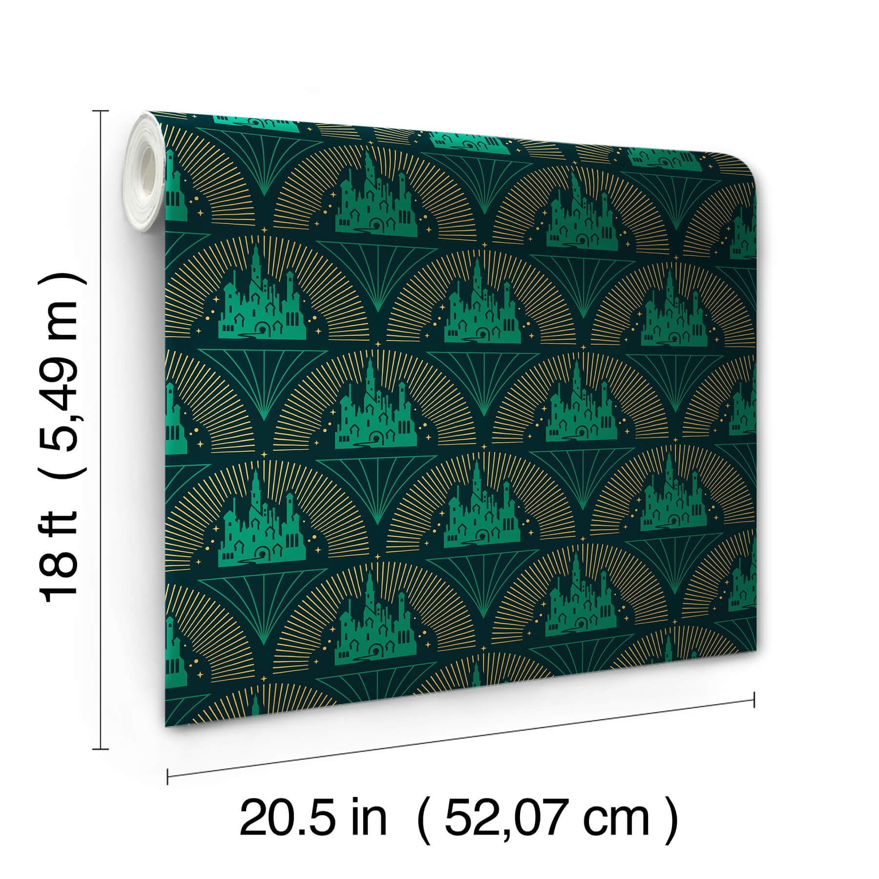 wicked-emerald-city-peel-and-stick-wallpaper-york-wallcoverings-rmws1234 - York Wallcoverings Wallpaper