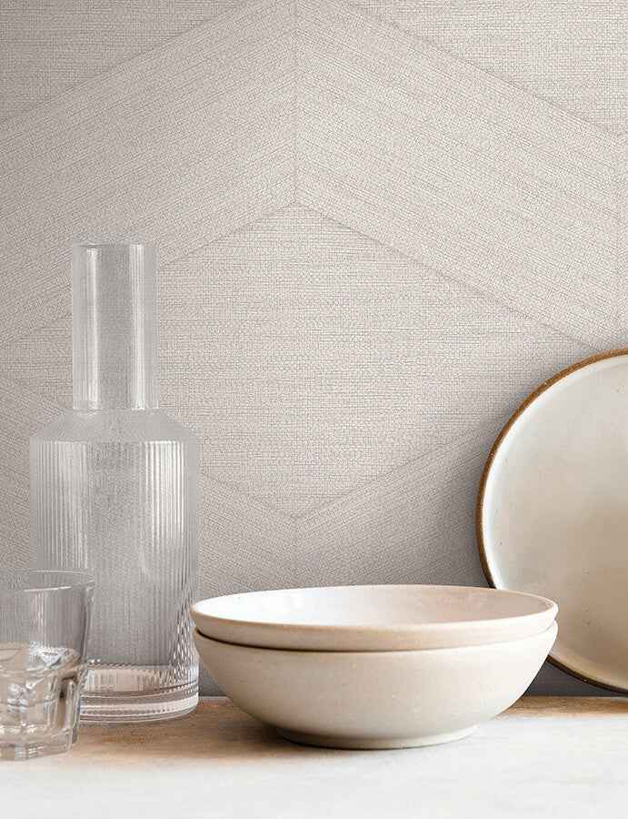 Huntsman Warm Grey Wallpaper - York Wallcoverings - SI25831 - York Wallcoverings Wallpaper