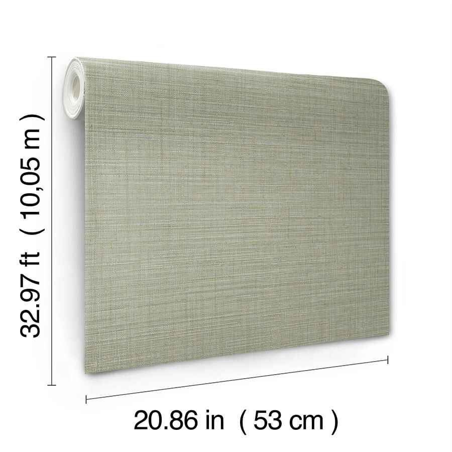 Lotus Silk Sea Foam Wallpaper - York Wallcoverings - SI25874 - York Wallcoverings Wallpaper