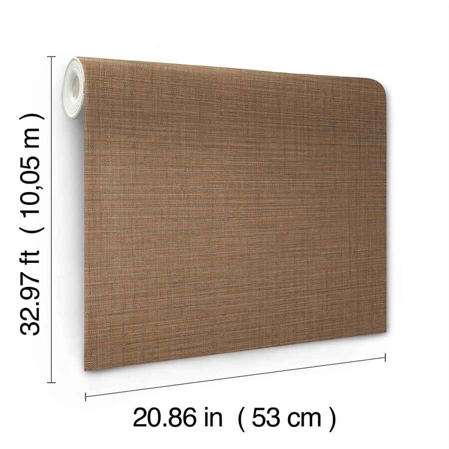 Lotus Silk Terra Cotta Wallpaper - York Wallcoverings - SI25877 - York Wallcoverings Wallpaper