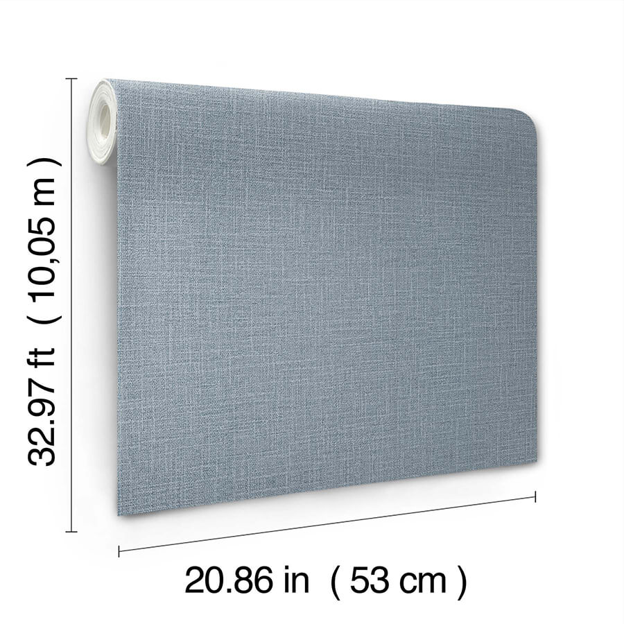 loom-sky-blue-wallpaper-york-wallcoverings-si26158 - York Wallcoverings Wallpaper