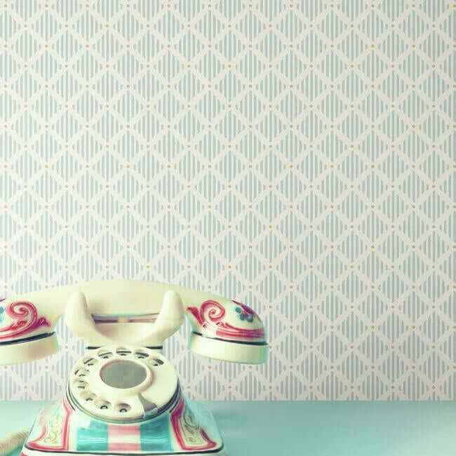 Diamond Gate Green Wallpaper - York Wallcoverings - GR6006 - York Wallcoverings Wallpaper