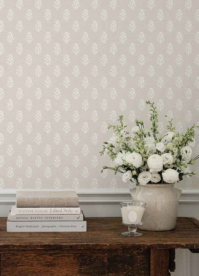 Safia Sand Peel & Stick Wallpaper - York Wallcoverings - NNS6513 - York Wallcoverings Wallpaper