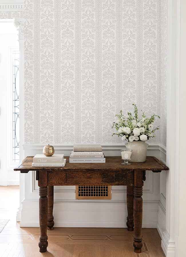 Zareen Cashmere Peel & Stick Wallpaper - York Wallcoverings - NNS6516 - York Wallcoverings Wallpaper