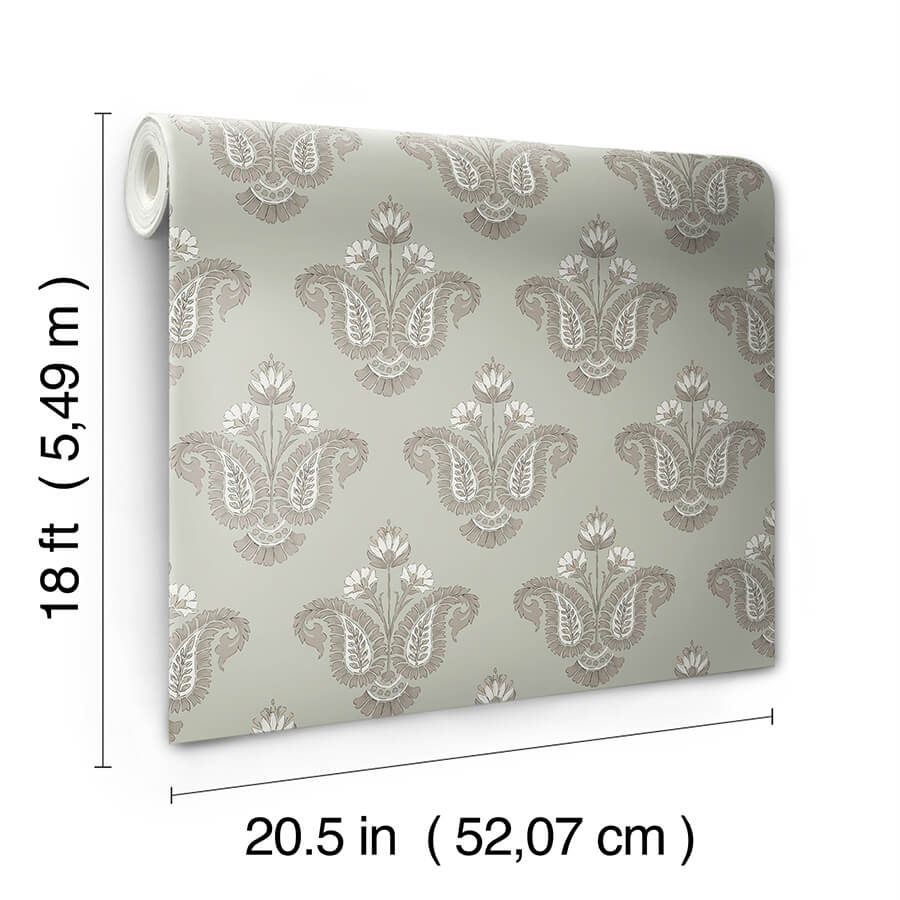 faiza-moss-peel-and-stick-wallpaper-york-wallcoverings-nns6520 - York Wallcoverings Wallpaper