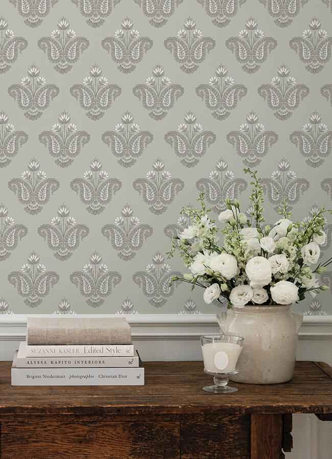 Fazia Moss Peel & Stick Wallpaper - York Wallcoverings - NNS6520 - York Wallcoverings Wallpaper