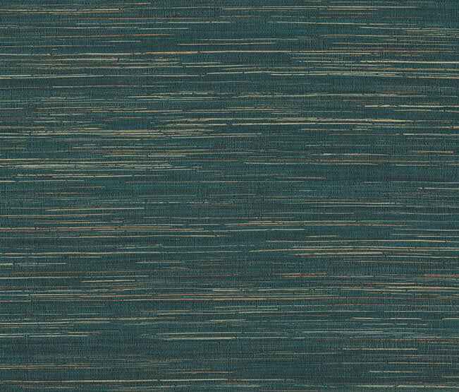 Kira Teal Hemp Grasscloth Wallpaper - York Wallcoverings - GRL86126