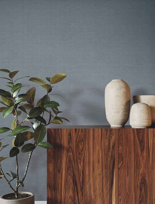 Linen Levels Ice Blue Wallpaper - York Wallcoverings - YGL7004 - York Wallcoverings Wallpaper