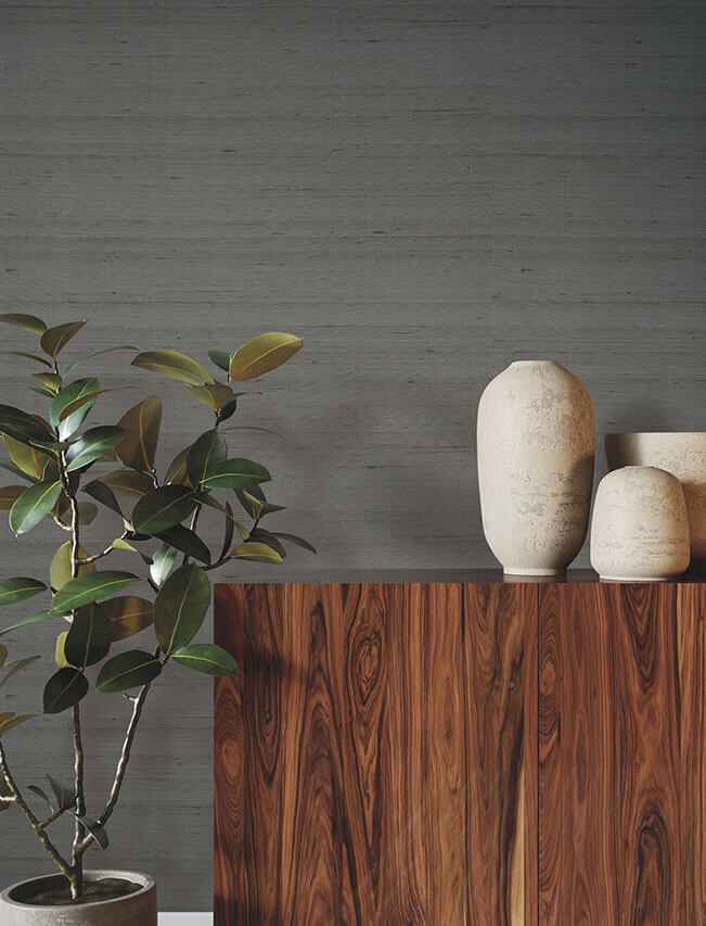 Silk Road Pewter Wallpaper - York Wallcoverings - YGL7039 - York Wallcoverings Wallpaper