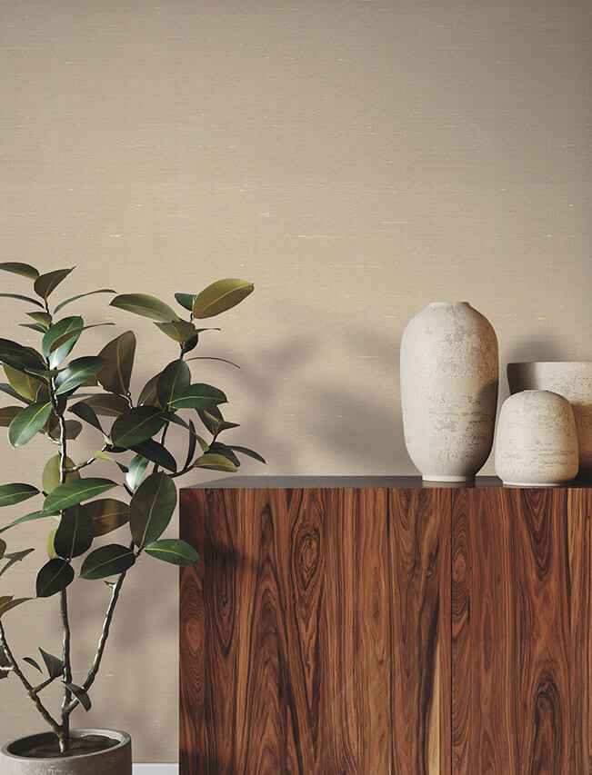 Silk Road Ecru Wallpaper - York Wallcoverings - YGL7044 - York Wallcoverings Wallpaper