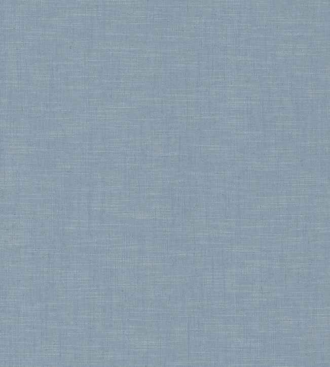 Combed Linen Cornflower Blue Wallpaper - York Wallcoverings - YGL7060