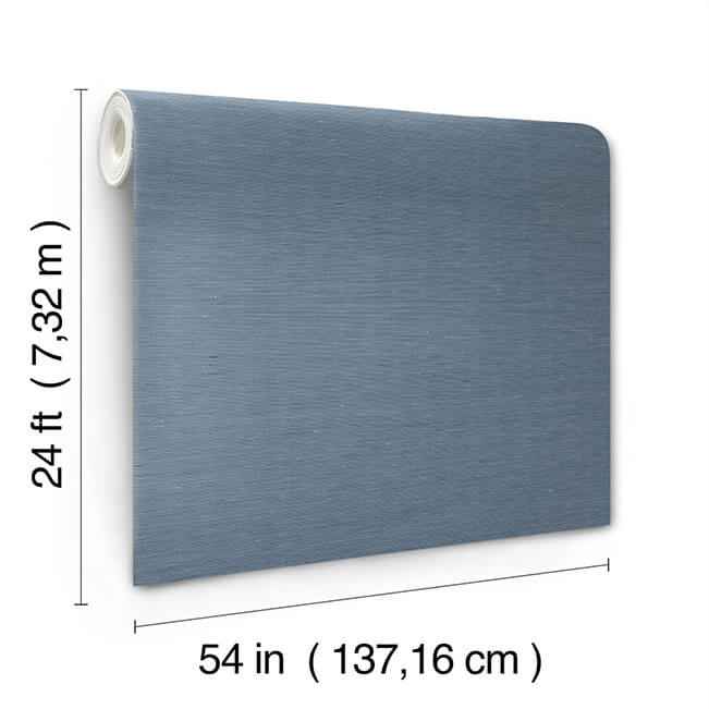 Linen Levels Indigo Wallpaper - York Wallcoverings - YGL7065 - York Wallcoverings Wallpaper