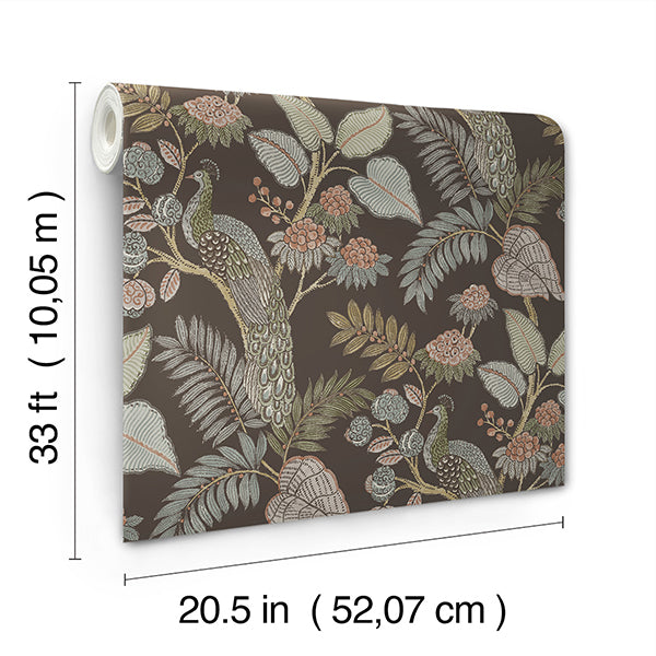geneva-chocolate-peacock-paradise-wallpaper-york-wallcoverings-4173-27647