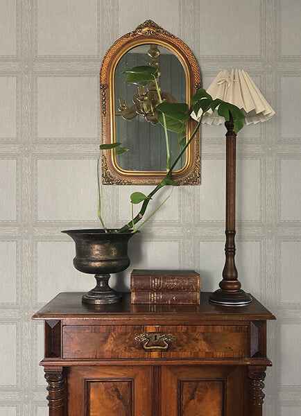 Moorland Ivory Wood Panel Wallpaper - York Wallcoverings - 4173-27658