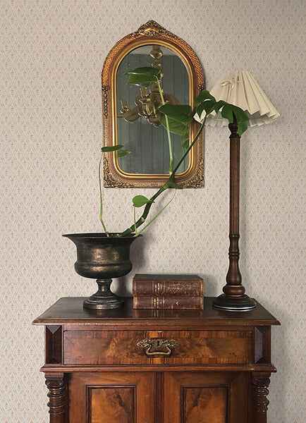 Tillie Blush Diamond Floral Wallpaper - York Wallcoverings - 4173-27670