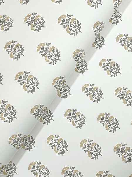 Sylvie Neutral Floral Wallpaper - York Wallcoverings - VP1382 - York Wallcoverings Wallpaper