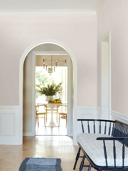 brioni-rose-floral-stamp-wallpaper-york-wallcoverings-vp1394 - York Wallpaper Wallpaper