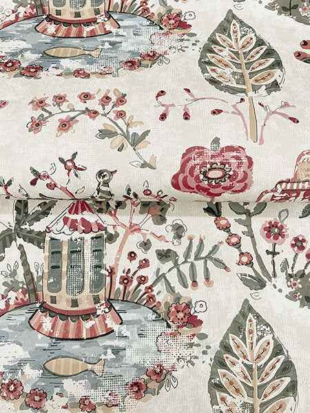 Parc Merlot Garden Dreams Wallpaper - York Wallcoverings - VP1403 - York Wallcoverings Wallpaper
