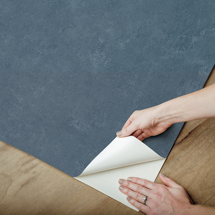 mr-kate-daphne-limewash-moody-blue-peel-and-stick-wallpaper-york-wallcoverings-rmws1310 - York Wallcoverings Wallpaper