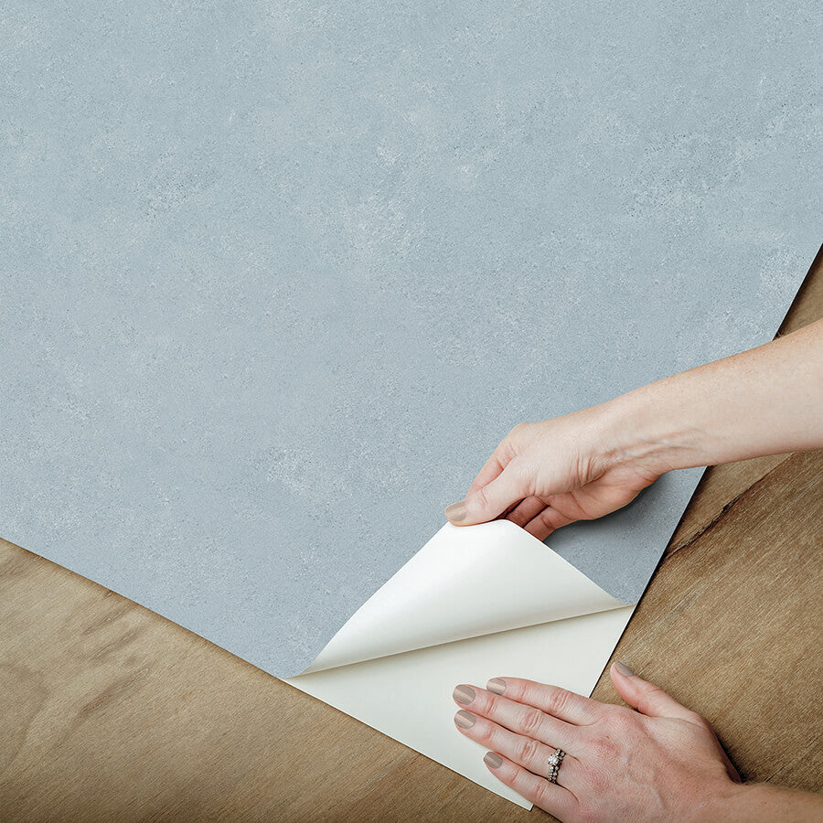 mr-kate-daphne-limewash-dusty-blue-peel-and-stick-wallpaper-york-wallcoverings-rmws1311 - York Wallcoverings Wallpaper