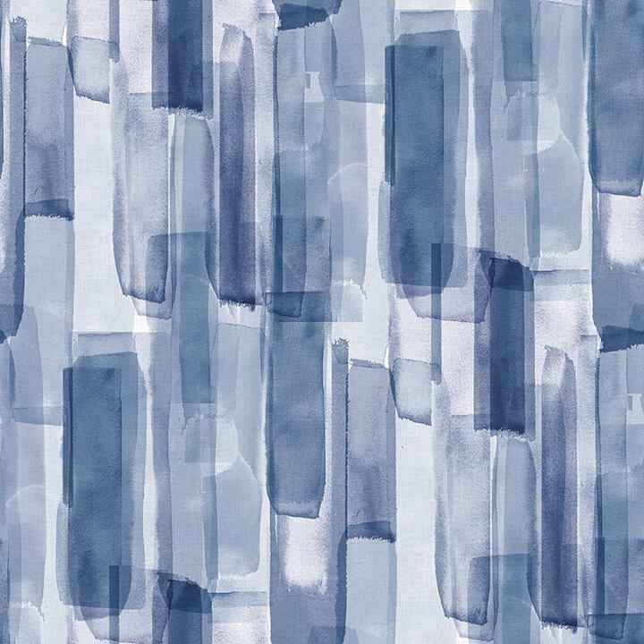 Mr Kate Watercolor Glass Dark Blue Peel and Stick Wallpaper - York Wallcoverings - RMWS1314 - York Wallcoverings Wallpaper