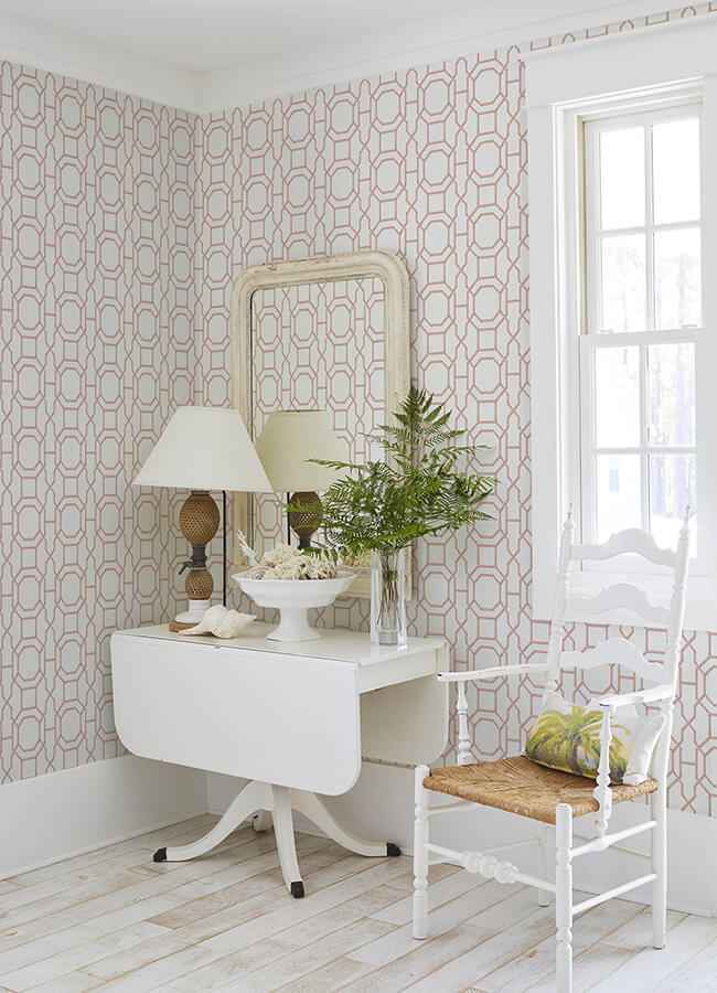Sanya Coral Peel & Stick Wallpaper - York Wallcoverings - NUS6503 - York Wallcoverings Wallpaper