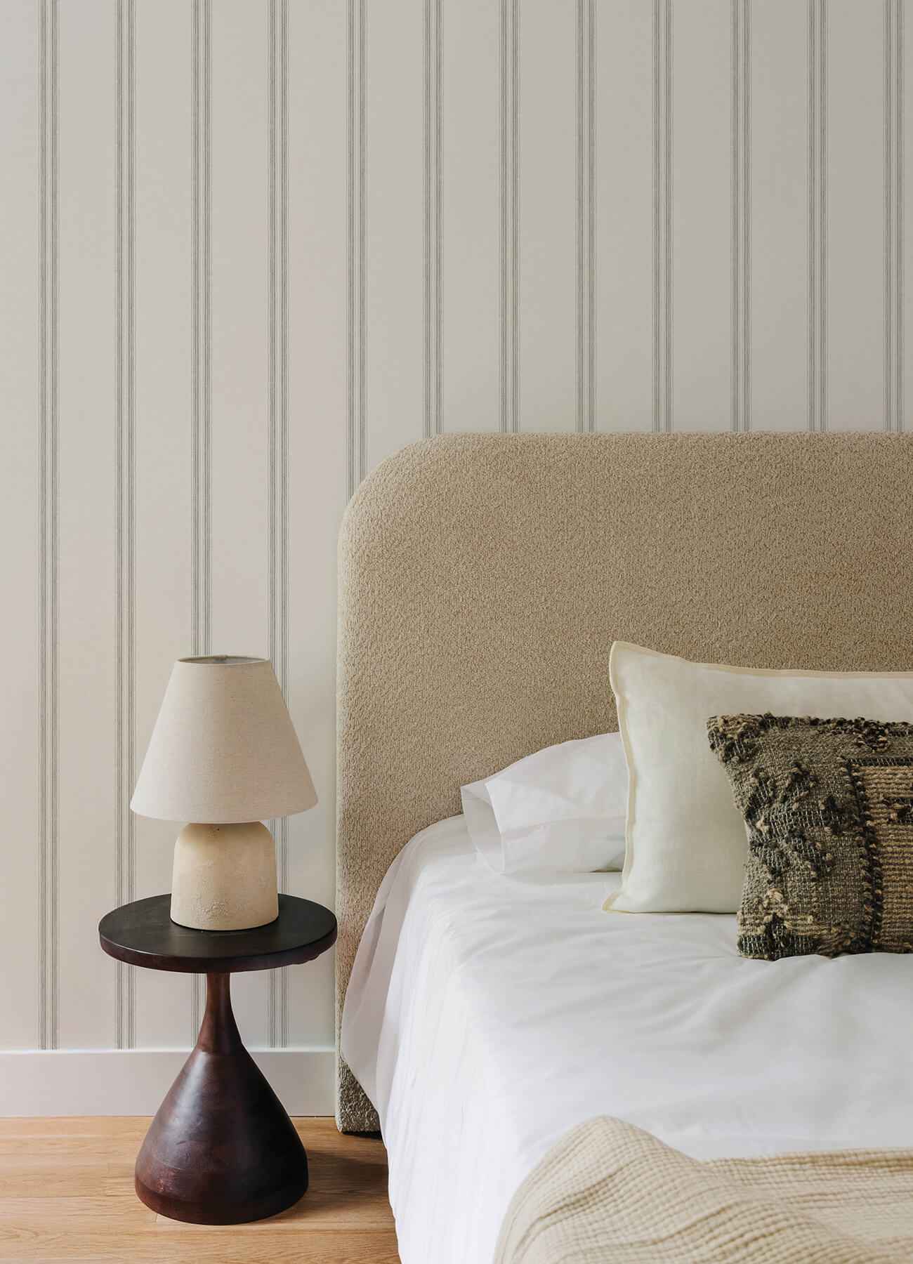 Johnny Charcoal Stripes Wallpaper - York Wallcoverings - 4169-13076 - York Wallcoverings Wallpaper