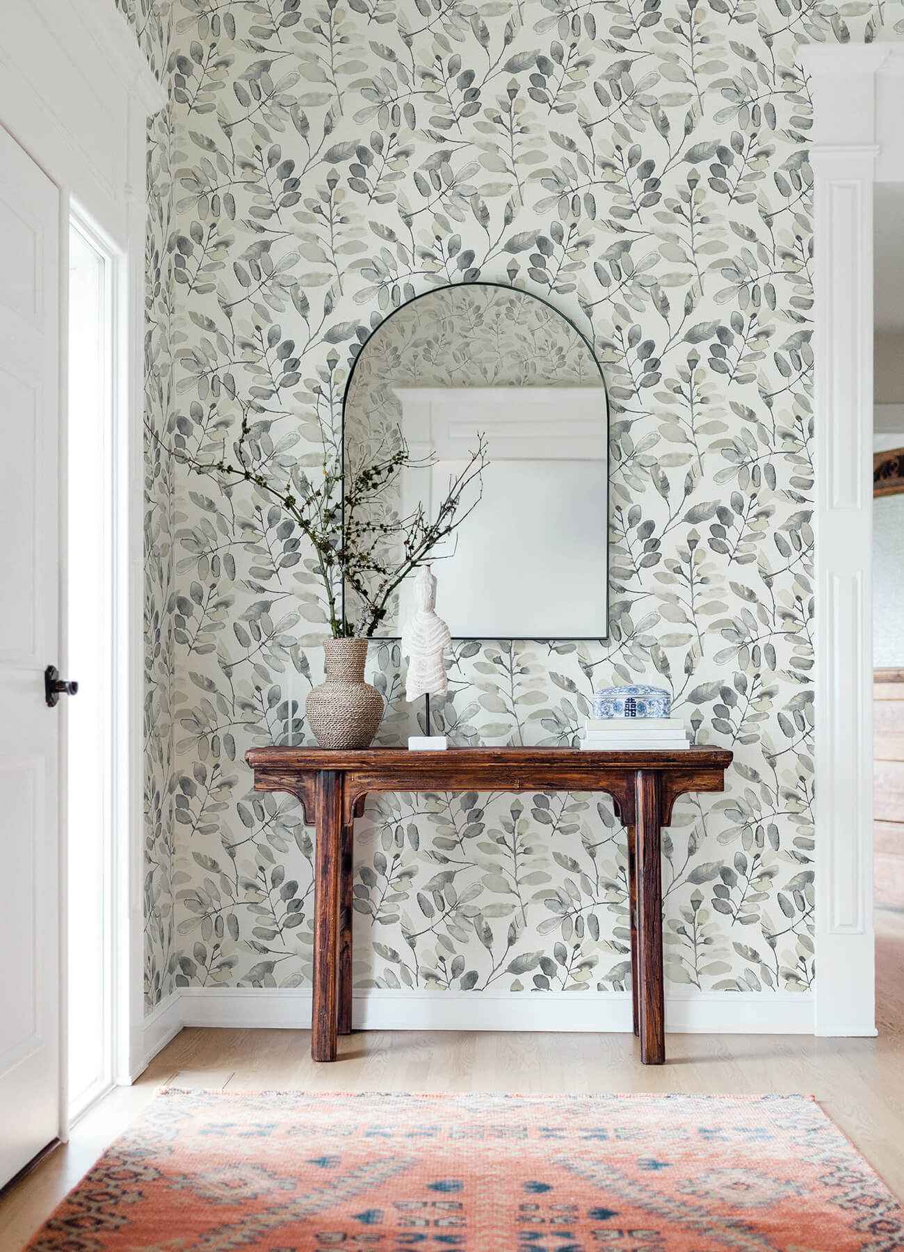 Pinnate Charcoal Leaves Wallpaper - York Wallcoverings - 4169-13910