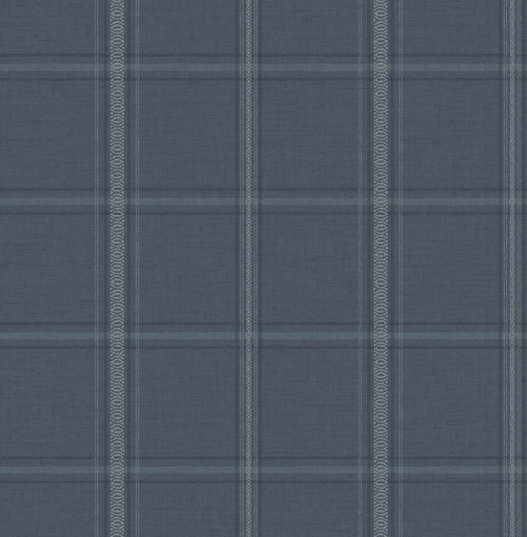 auberge-dark-blue-plaid-wallpaper-york-wallcoverings-4169-27605 - York Wallcoverings Wallpaper