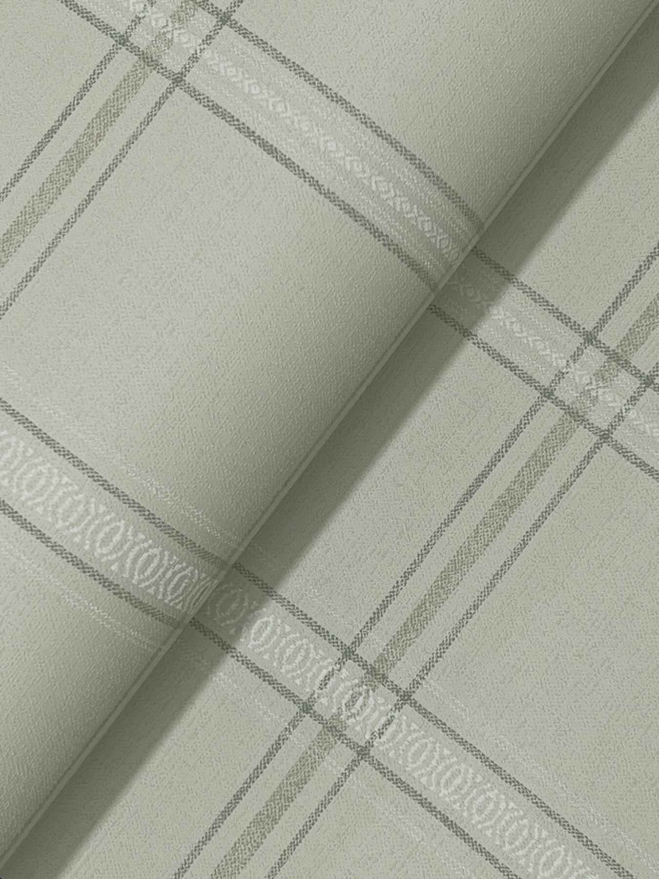 Auberge Sage Plaid Wallpaper - York Wallcoverings - 4169-27609 - York Wallcoverings Wallpaper