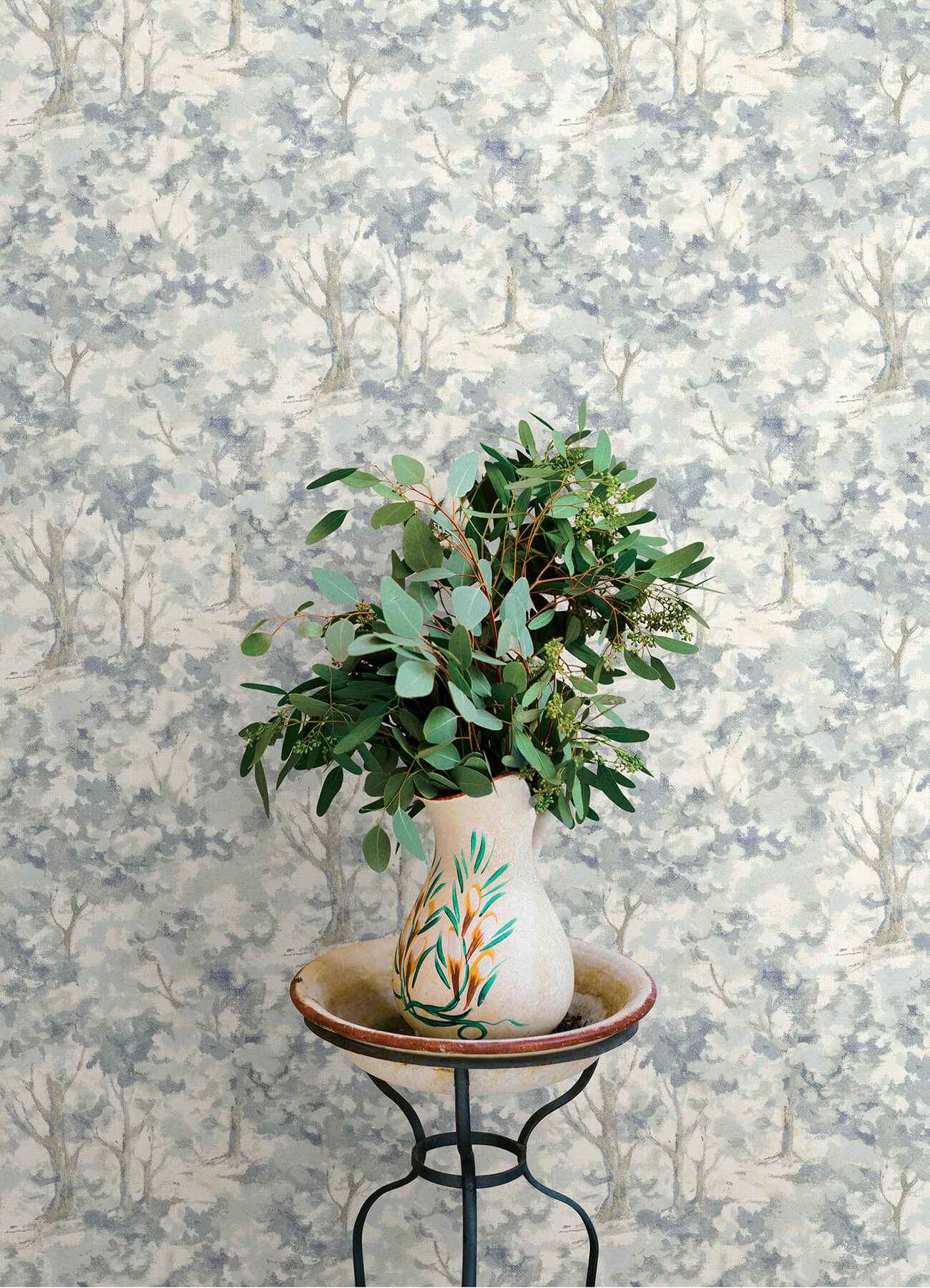 Thicket Blue Forest Wallpaper - York Wallcoverings - 4169-83108 - York Wallcoverings Wallpaper