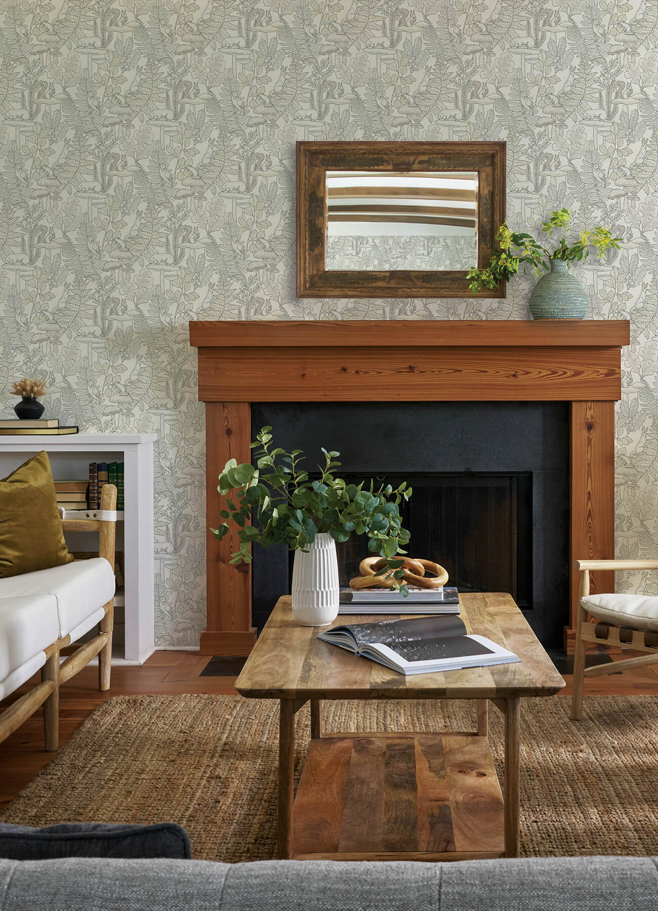 holt-neutral-woodland-wallpaper-york-wallcoverings-4169-83103 - York Wallcoverings Wallpaper