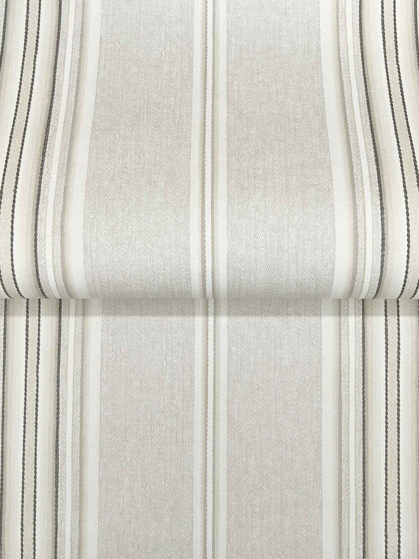 Calvados Grey Linen Stripe Wallpaper - York Wallcoverings - 4169-83124 - York Wallcoverings Wallpaper