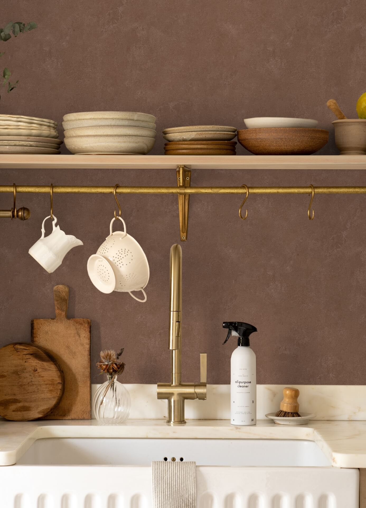 mr-kate-daphne-limewash-mocha-peel-and-stick-wallpaper-york-wallcoverings-rmws1309 - York Wallcoverings Wallpaper