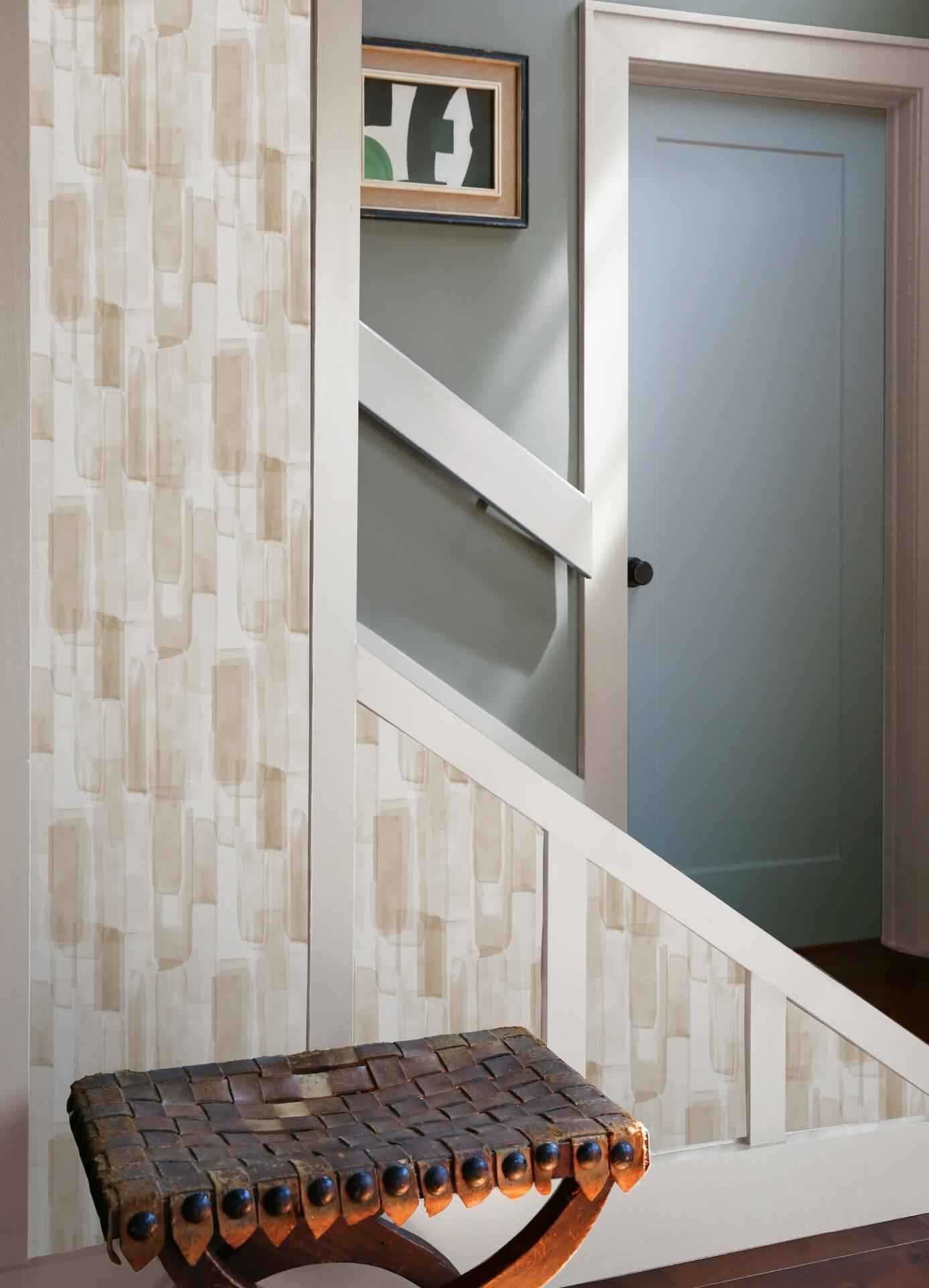 Watercolor Glass Neutral Beige Peel and - York Wallcoverings - RMWS1312 - York Wallcoverings Wallpaper