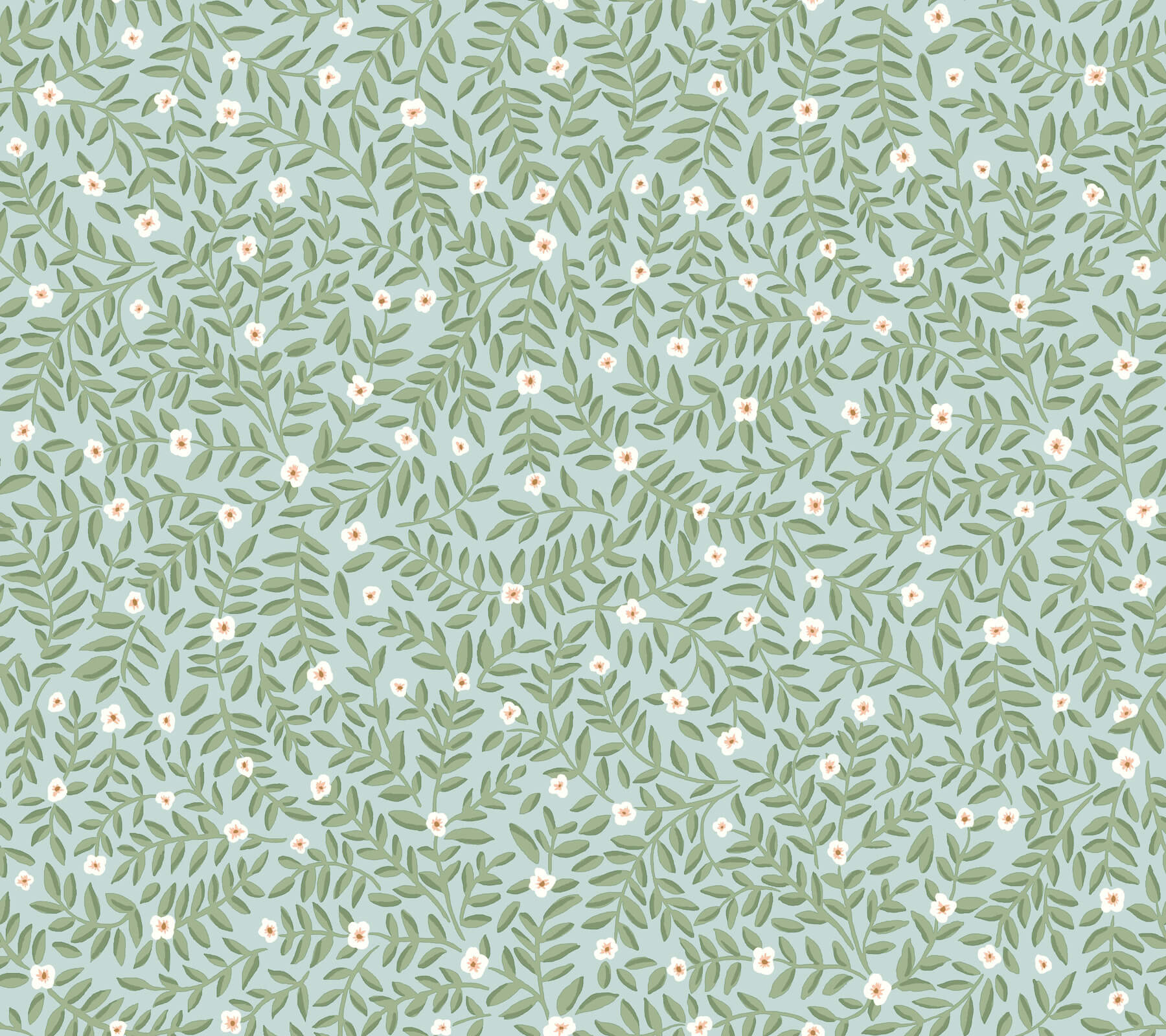 elodie-light-blue-petite-floral-premium-peel-stick-wallpaper-york-wallcoverings-psw1672rl - York Wallcoverings Wallpaper