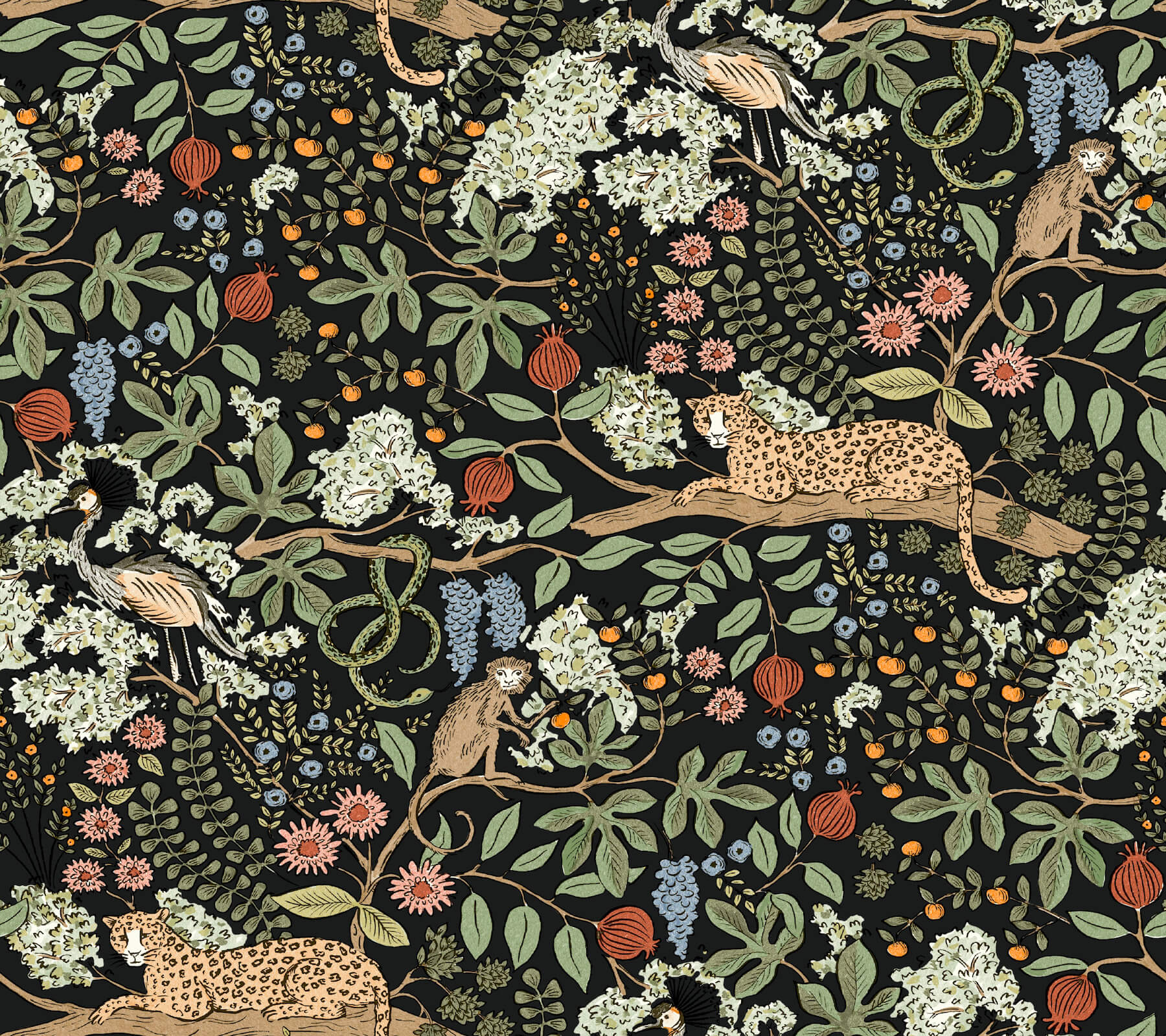 safari-black-jungle-toile-premium-peel-stick-wallpaper-york-wallcoverings-psw1680rl