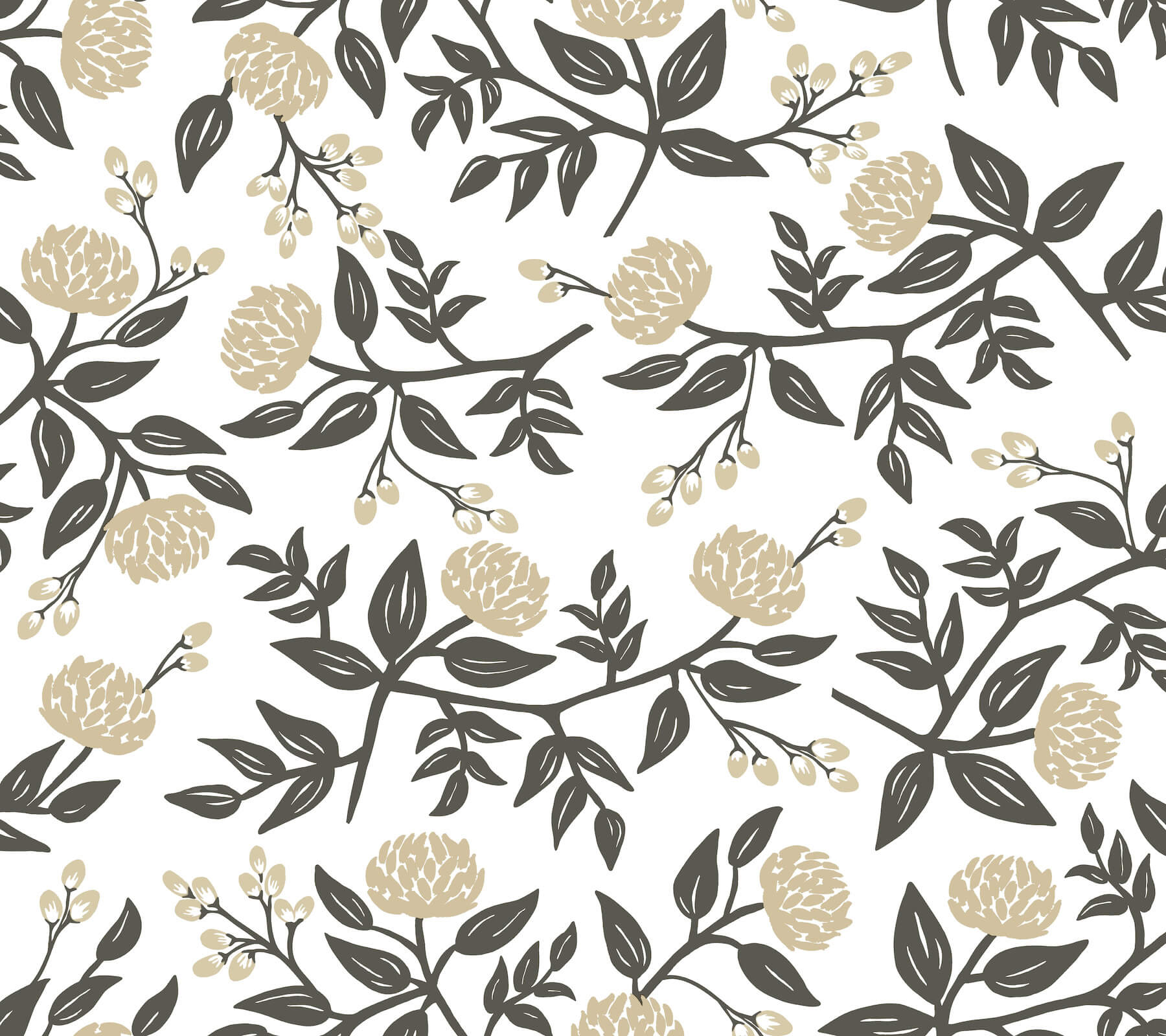 peonies-gold-floral-premium-peel-stick-wallpaper-york-wallcoverings-psw1686rl - York Wallcoverings Wallpaper