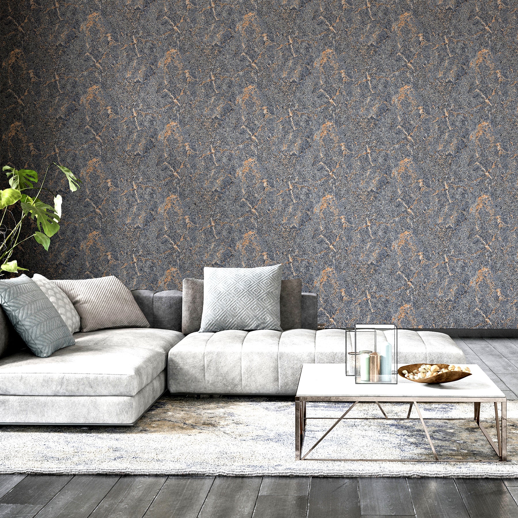 darcel-grey-granite-wallpaper-york-wallcoverings-ah296708 - York Wallcoverings Wallpaper