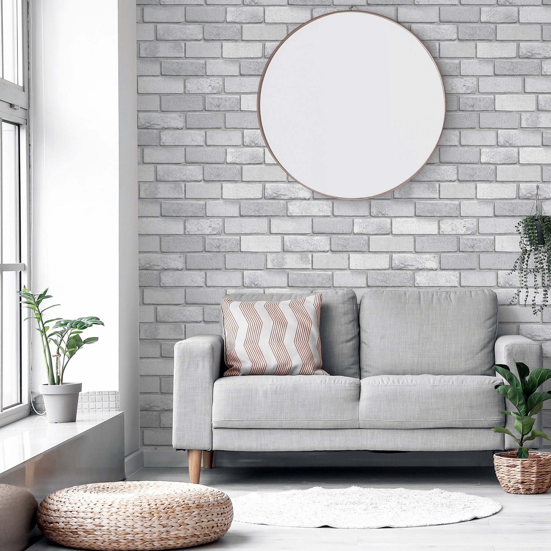 truman-dove-brick-wallpaper-york-wallcoverings-ah669401 - York Wallcoverings Wallpaper