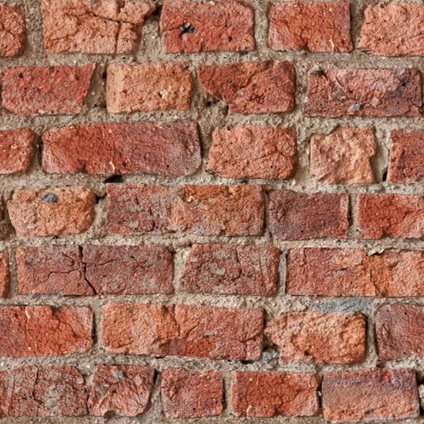 Clifford Red Urban Brick Wallpaper - York Wallcoverings - AH696600