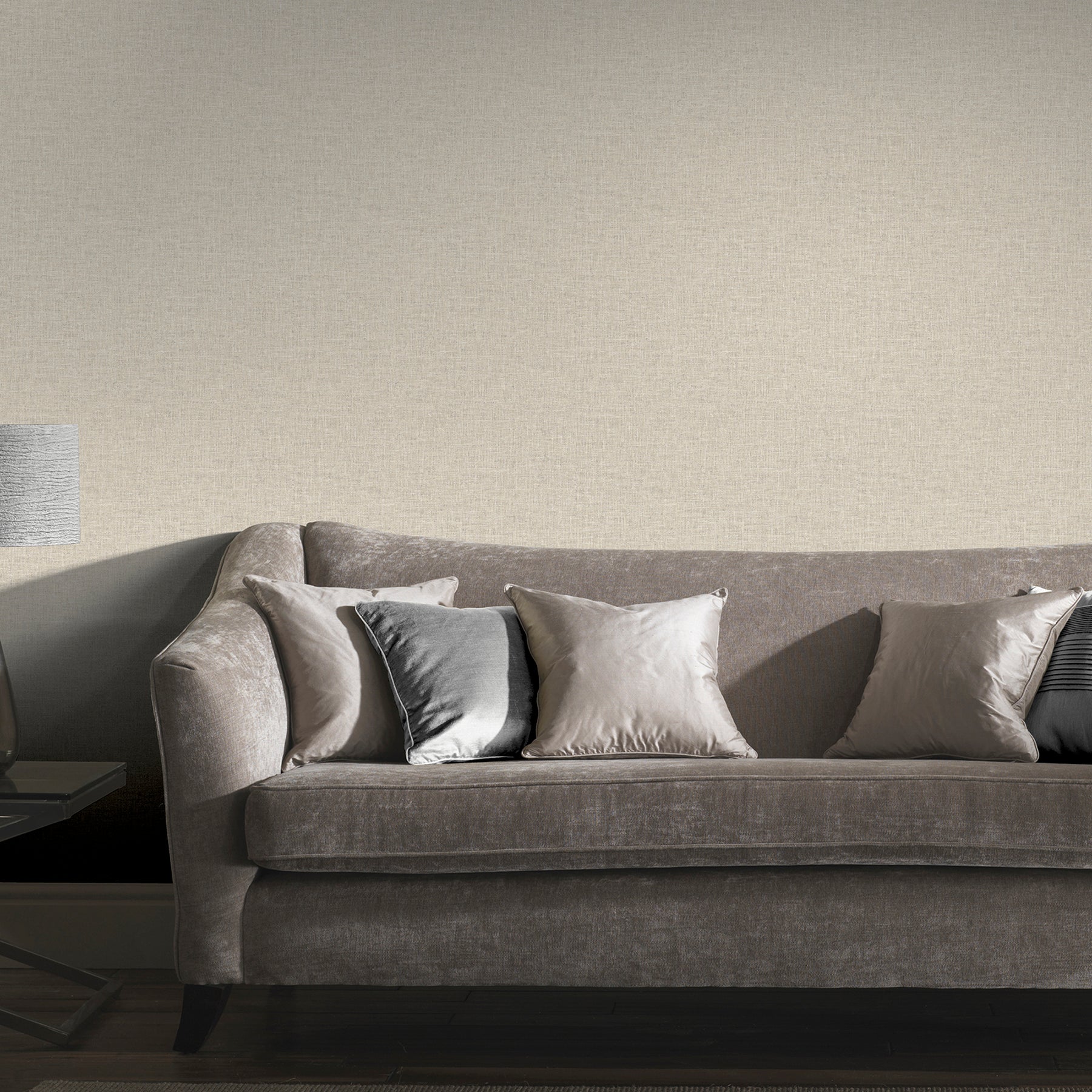 paulette-neutral-linen-texture-wallpaper-york-wallcoverings-ah901704 - York Wallcoverings Wallpaper