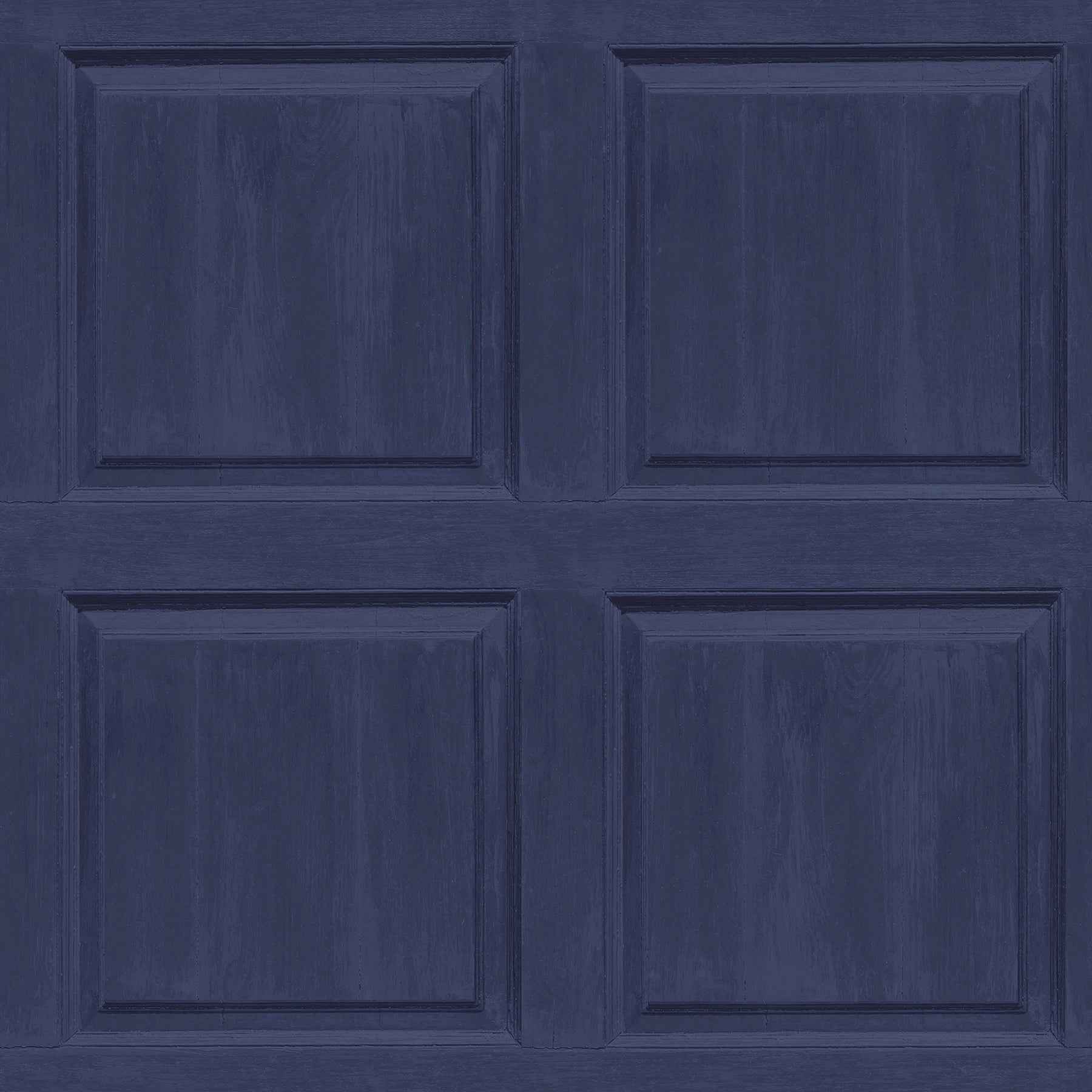 Bellamy Navy Wooden Panel Wallpaper - York Wallcoverings - AH909601