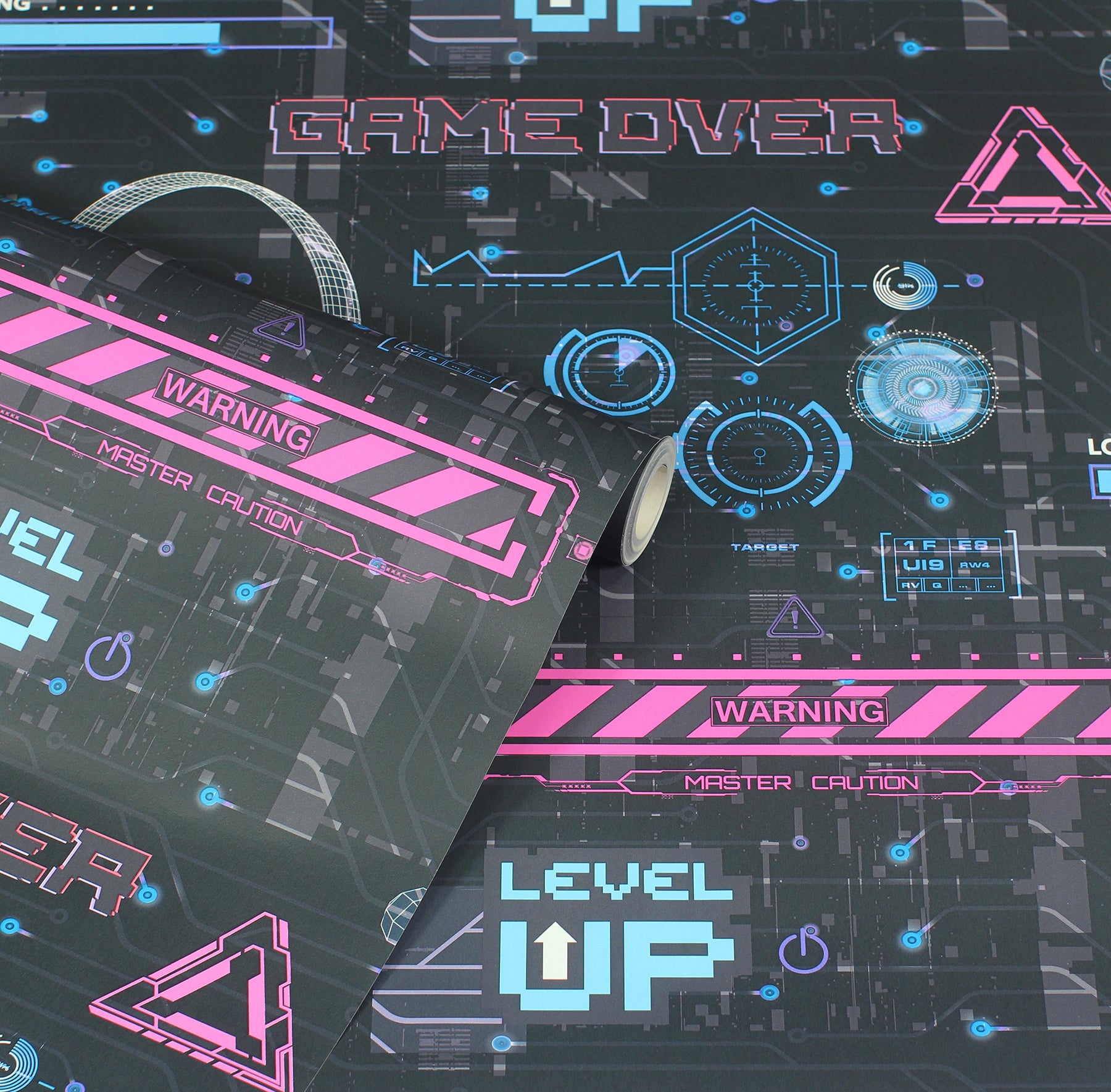casper-pink-gamer-wallpaper-york-wallcoverings-ah923803 - York Wallcoverings Wallpaper